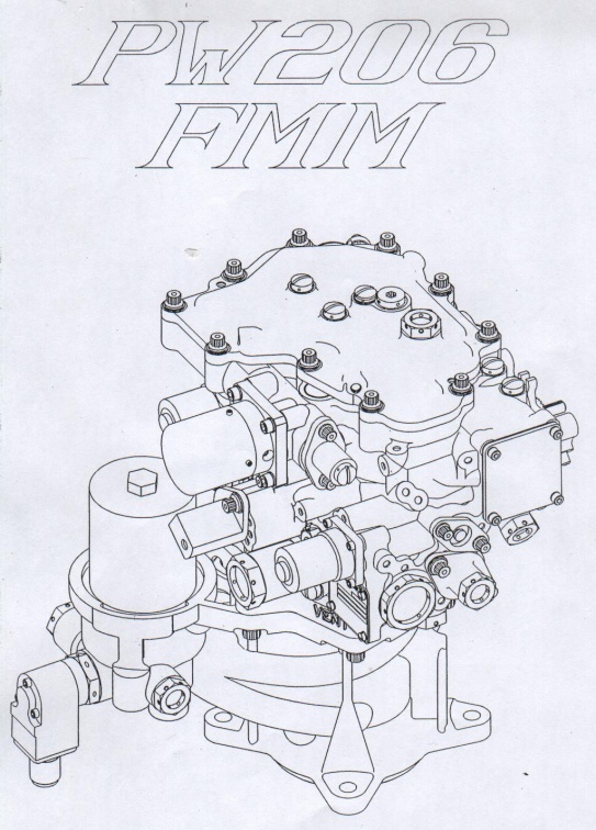 Pratt  amp Whitney  Type 206 Fuel Metering Unit    FMU     Cover